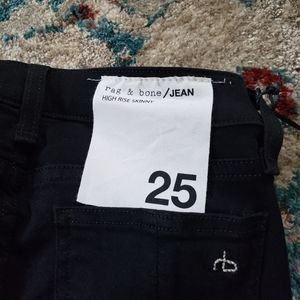 Rag & Bone black jeans skinny high waisted
